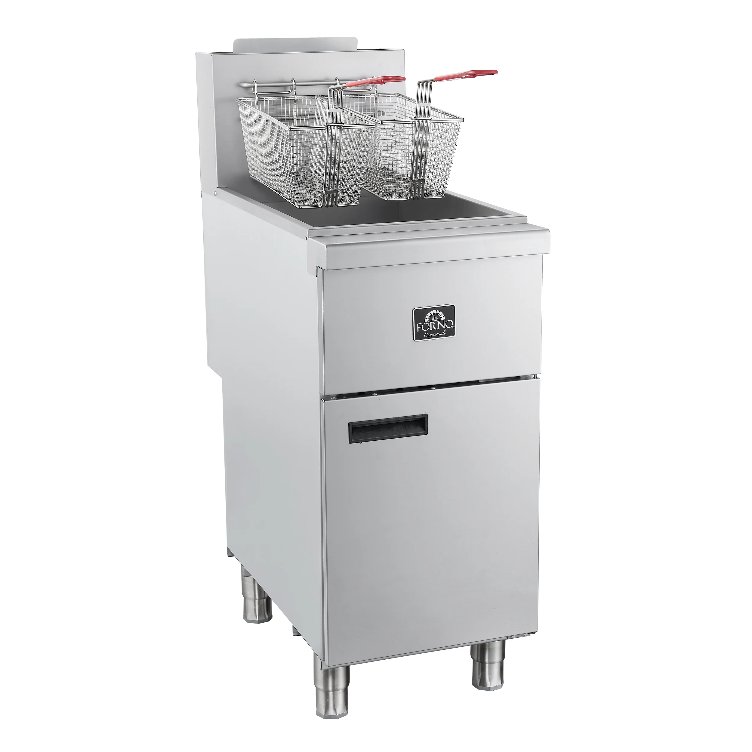 Forno Commerciale Propane Gas Deep Fryer, 3 Burners 90,000 BTU, 40 lbs Oil Capacity - Image 4