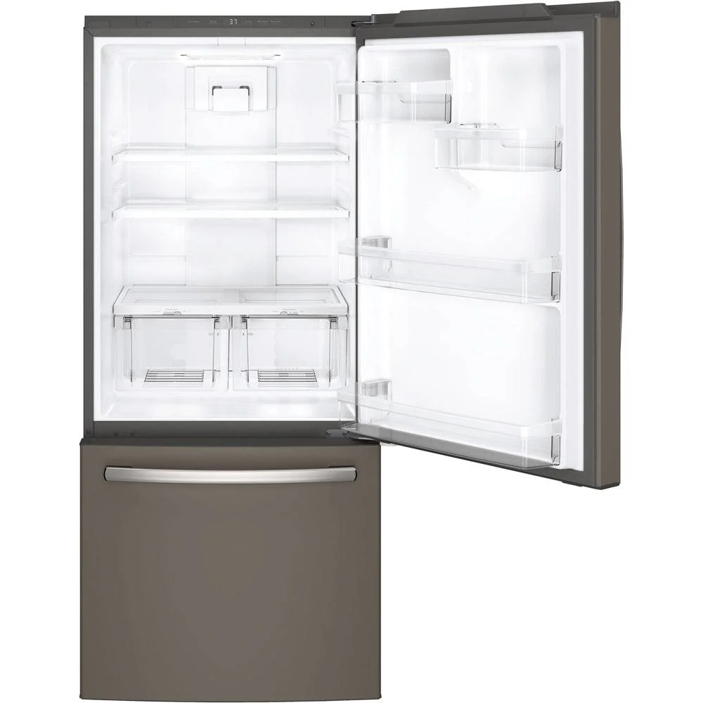 GDE21DMKES - REFRIGERATORS - GE - Bottom Freezer - Slate Grey - Open Box - Image 6