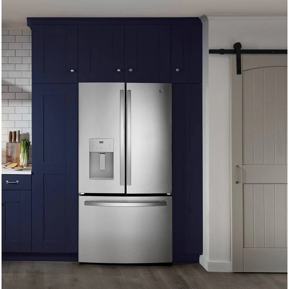 GFE26JYMFS - REFRIGERATORS - GE - French 3-Door - Stainless Steel - Open Box - Image 7