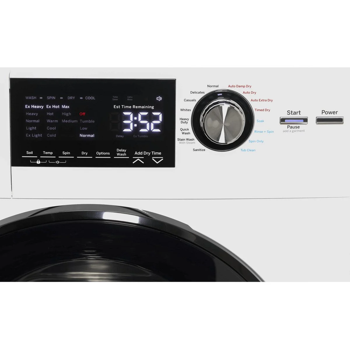 GFQ14ESSNWW - WASHER/DRYER - GE - All-In-One - Electric - White - Open Box - Image 4